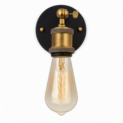Applique murale industrielle vintage en fer style Loft Edison pour chambre — LZ4X9P2