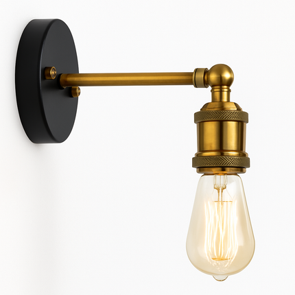 Applique murale industrielle vintage en fer style Loft Edison pour chambre — LZ4X9P2