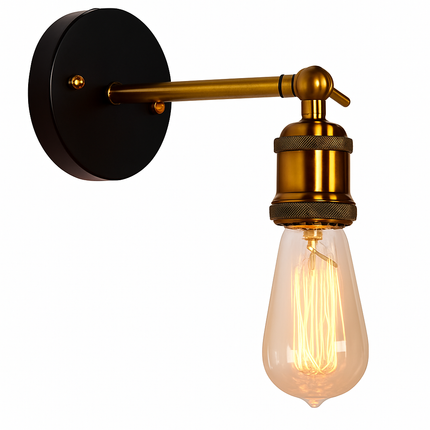 Applique murale industrielle vintage en fer style Loft Edison pour chambre — LZ4X9P2