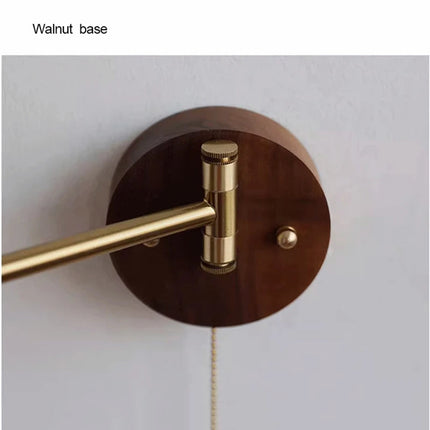 Applique murale Wabi-Sabi à bras long pivotant avec interrupteur — LZ4XJ9