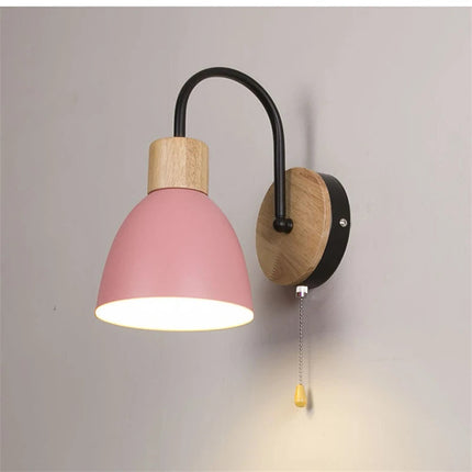 Applique murale nordique moderne macaron avec interrupteur LED — LZ4X9P2