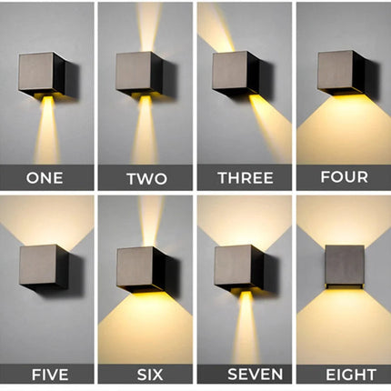 Applique murale LED RGB étanche avec capteur de mouvement compatible Tuya — LZ4P9XQ