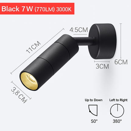 Applique murale spot LED orientable Parsimony — LZ4XJ9