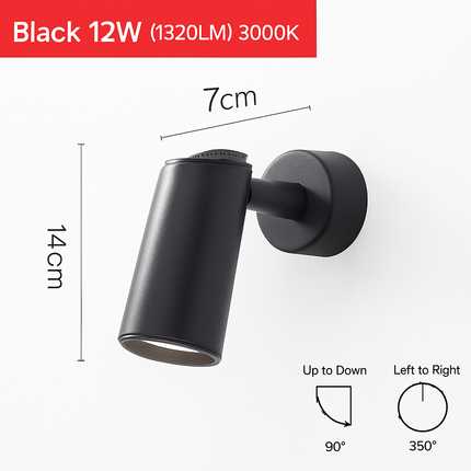 Applique murale spot LED orientable Parsimony — LZ4XJ9