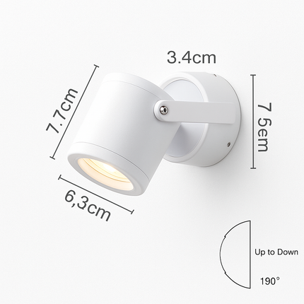 Applique murale spot LED orientable Parsimony — LZ4XJ9