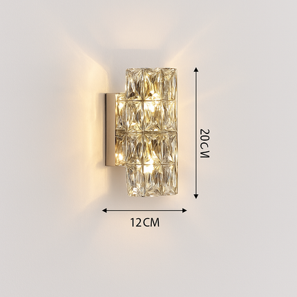 Applique murale Villa Luxe avec cristal décoratif — LZ4X9T