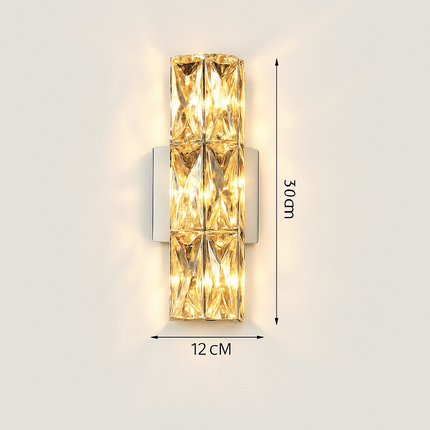 Applique murale Villa Luxe avec cristal décoratif — LZ4X9T