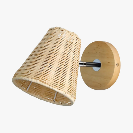Applique murale en rotin naturel pour intérieur — LZ4X9P2