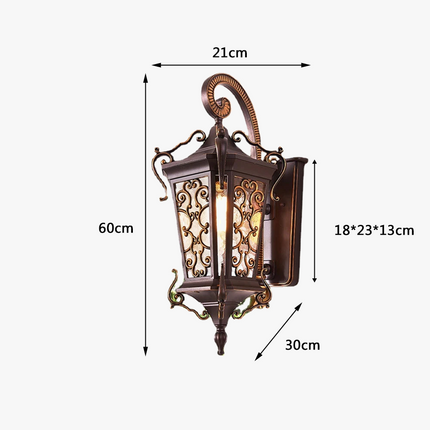Applique murale extérieure super lumineuse pour jardin et balcon — LZ4X9P2