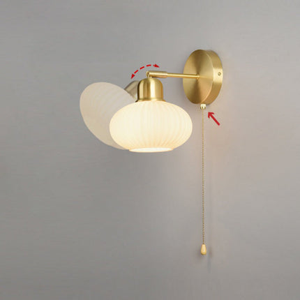 Applique murale LED avec abat-jour blanc style Japan — LZ4R9XQ