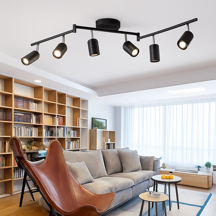 Barre de spots design moderne en tube Art — LZ4X9P