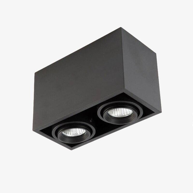 Plafonnier rectangulaire avec spots LED orientables — LZ4X9P2
