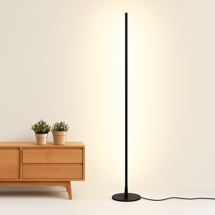 Lampadaire LED colonne moderne à intensité variable 18W pour salon — LZ4X9T