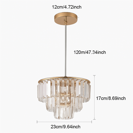Cristal K9 LED plafonnier moderne suspension lumière maison déco suspendus luminaires cuisine salle à manger salon lustre lampes