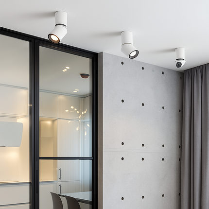 Spot cylindrique LED orientable pour plafond — LZ4X9P2