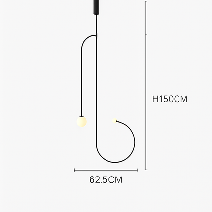 Suspension géométrique Danemark pour salon et salle à manger — LZ4X7Q9B