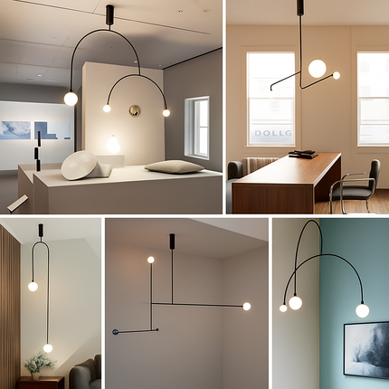 Suspension géométrique Danemark pour salon et salle à manger — LZ4X7Q9B