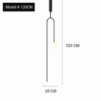 Model A-120cm / Black Body / Cold White