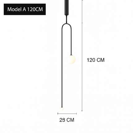 Suspension géométrique Danemark pour salon et salle à manger — LZ4X7Q9B