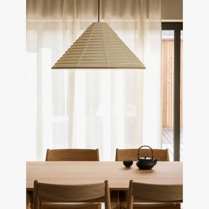 Suspension japonaise cône en papier de riz pour salon et salon de thé — LZ7D9X