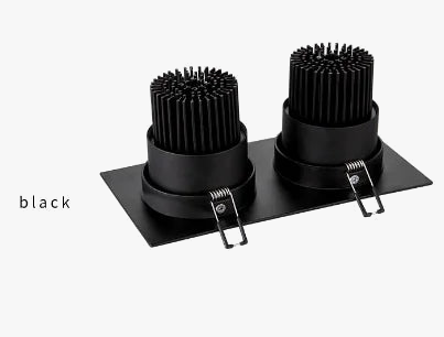 Spot encastré double LED dimmable pour plafond décoratif — LZ4X9T