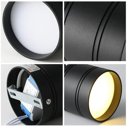 Plafonnier spot LED COB dimmable en forme de cylindre — LZ4G7X9