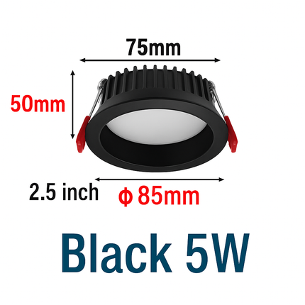 encastré led spot anti-éblouissement aluminium projecteur à intensité variable