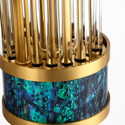 Applique murale LED moderne coquille en cristal pour salon et escalier — LZ4XJ9