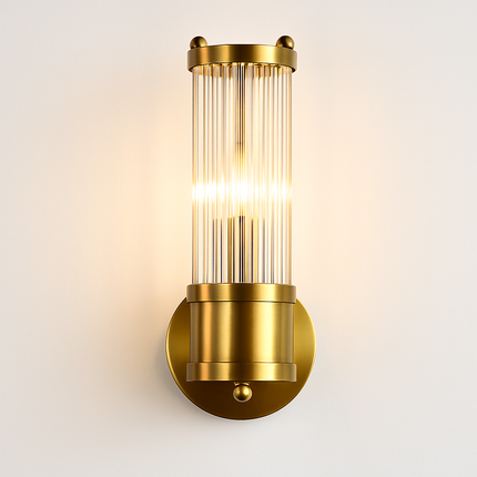 Applique murale LED moderne coquille en cristal pour salon et escalier — LZ4XJ9