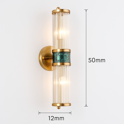 Applique murale LED moderne coquille en cristal pour salon et escalier — LZ4XJ9