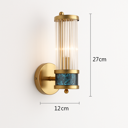 Applique murale LED moderne coquille en cristal pour salon et escalier — LZ4XJ9