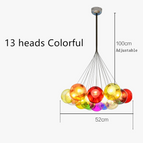 13 têtes colorées
