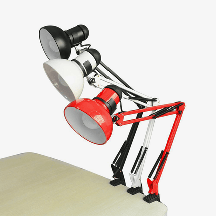 Lampe de bureau articulée disponible en noir, blanc ou rouge — LZ4G7N2