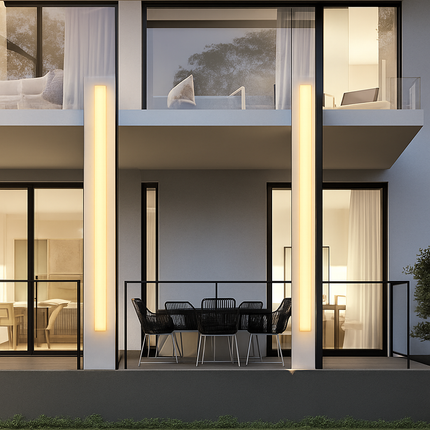 Applique murale LED étanche IP65 pour extérieur, éclairage blanc moderne — LZ4D7X9