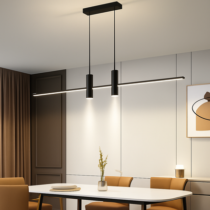 Suspension longue pour îlot de cuisine, lustre pour salle à manger — LZ7XQ2