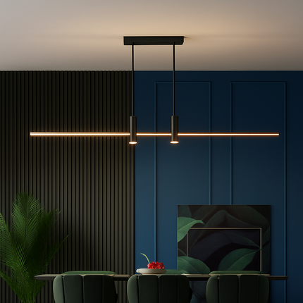 Suspension longue pour îlot de cuisine, lustre pour salle à manger — LZ7XQ2