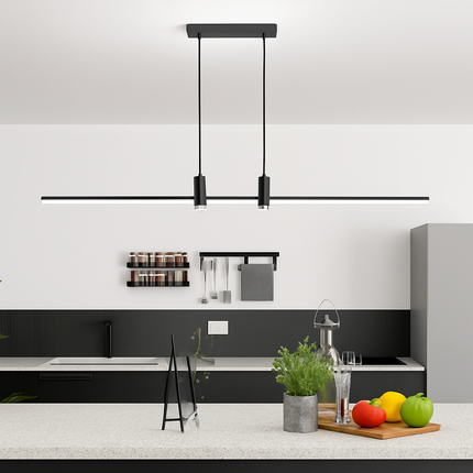 Suspension longue pour îlot de cuisine, lustre pour salle à manger — LZ7XQ2