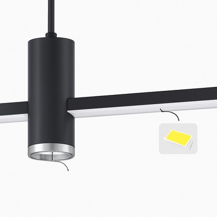 Suspension longue pour îlot de cuisine, lustre pour salle à manger — LZ7XQ2