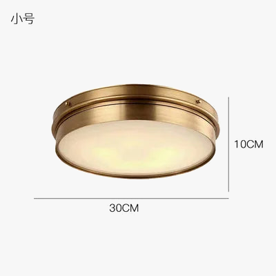 Plafonnier LED vintage en laiton pour salon moderne — LZ4X9P2Q