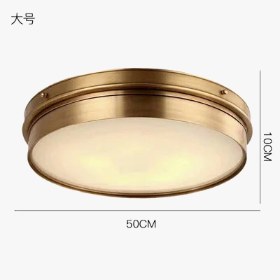 Plafonnier LED vintage en laiton pour salon moderne — LZ4X9P2Q