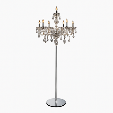 Lampadaire élégant avec bougies en cristal — LZ4X9T2