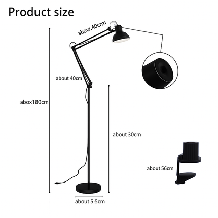 Lampadaire moderne à design ajustable — LZ4X9P2