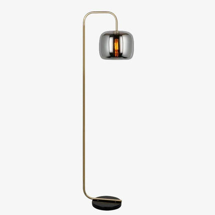 Lampadaire design avec globe en verre fumé Stone — LZ4X9M