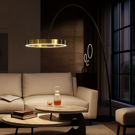 Lampadaire au design créatif pour intérieur moderne et élégant — LZ4N7Q2