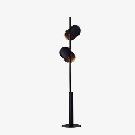 Lampadaire LED moderne en métal aux formes circulaires — LZ4X9T2