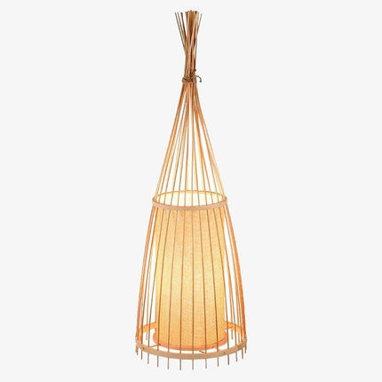 Lampadaire japonais en bambou naturel — LZ4X9T2