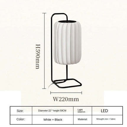 Lampadaire en soie au design artistique pour intérieur moderne — LZ4D9X7