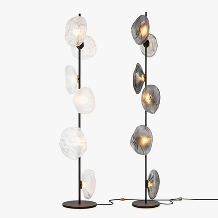 Lampadaire en verre au design nordique pour intérieur moderne — LZ4X9P2