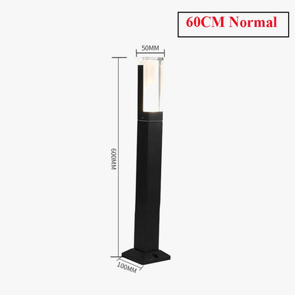 Lampadaire extérieur étanche avec détecteur de mouvement pour jardin — LZ4Q7M2