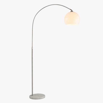 Lampadaire incurvé en acier inoxydable style nordique pour intérieur — LZ4P9X